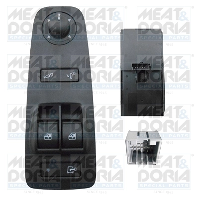 Switch, window regulator